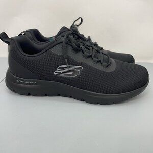 Skechers Lite Weight Sneaker Shoes Memory Foam Comfort Walking Black Men 11 Wide